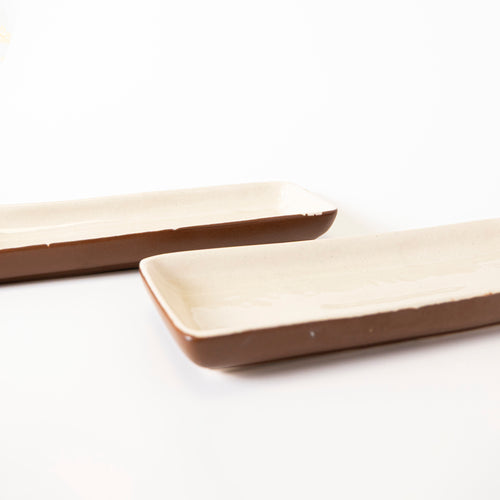 LATTE STRIPE PLATTER - Kalakriti