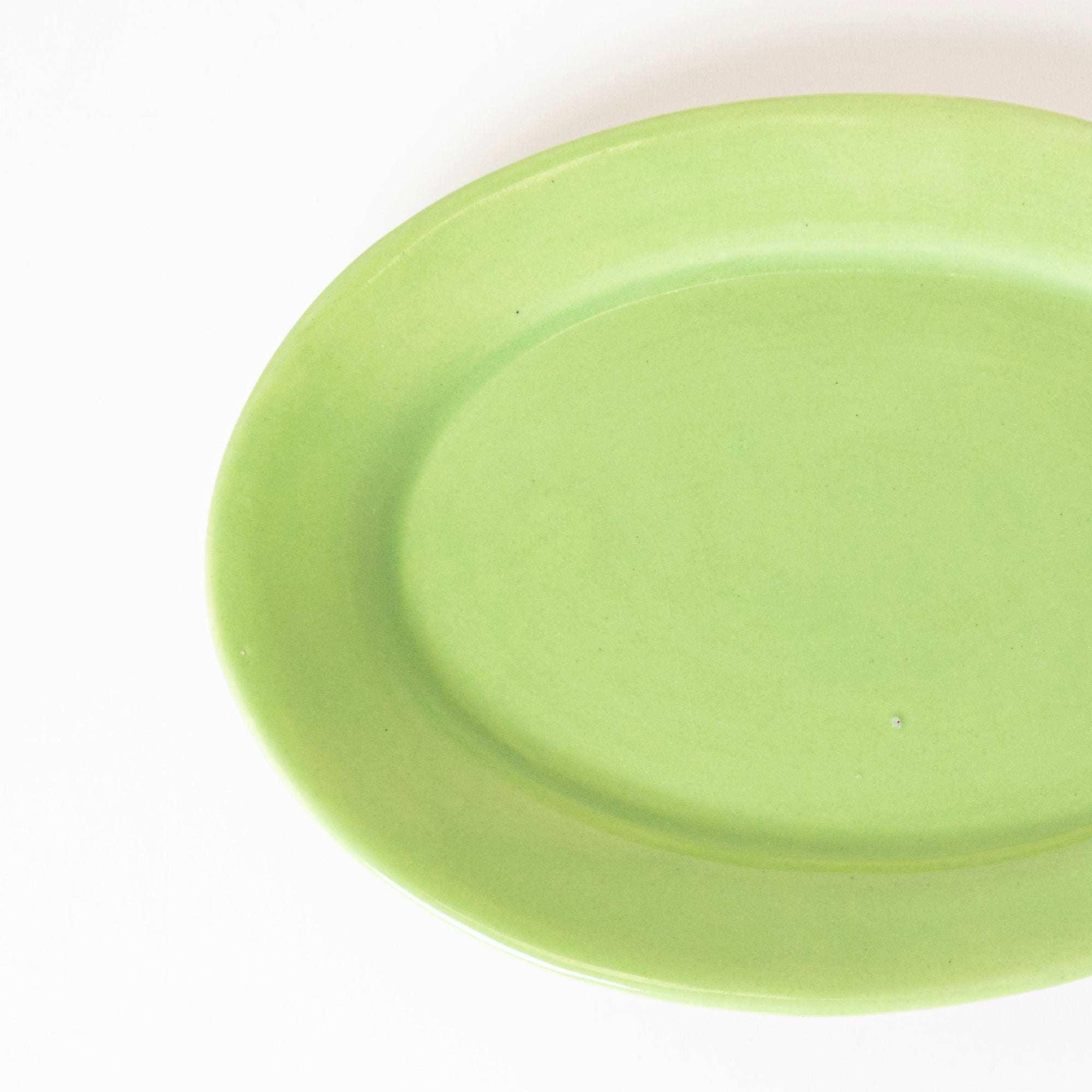 PRISTINE GREEN PLATTER