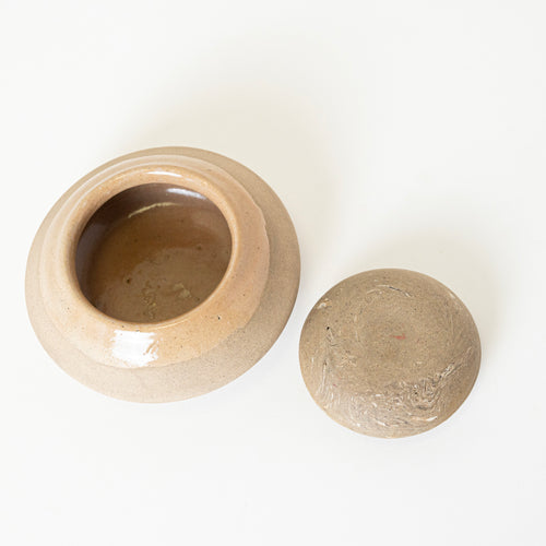Beige Sandstone Jar - Kalakriti
