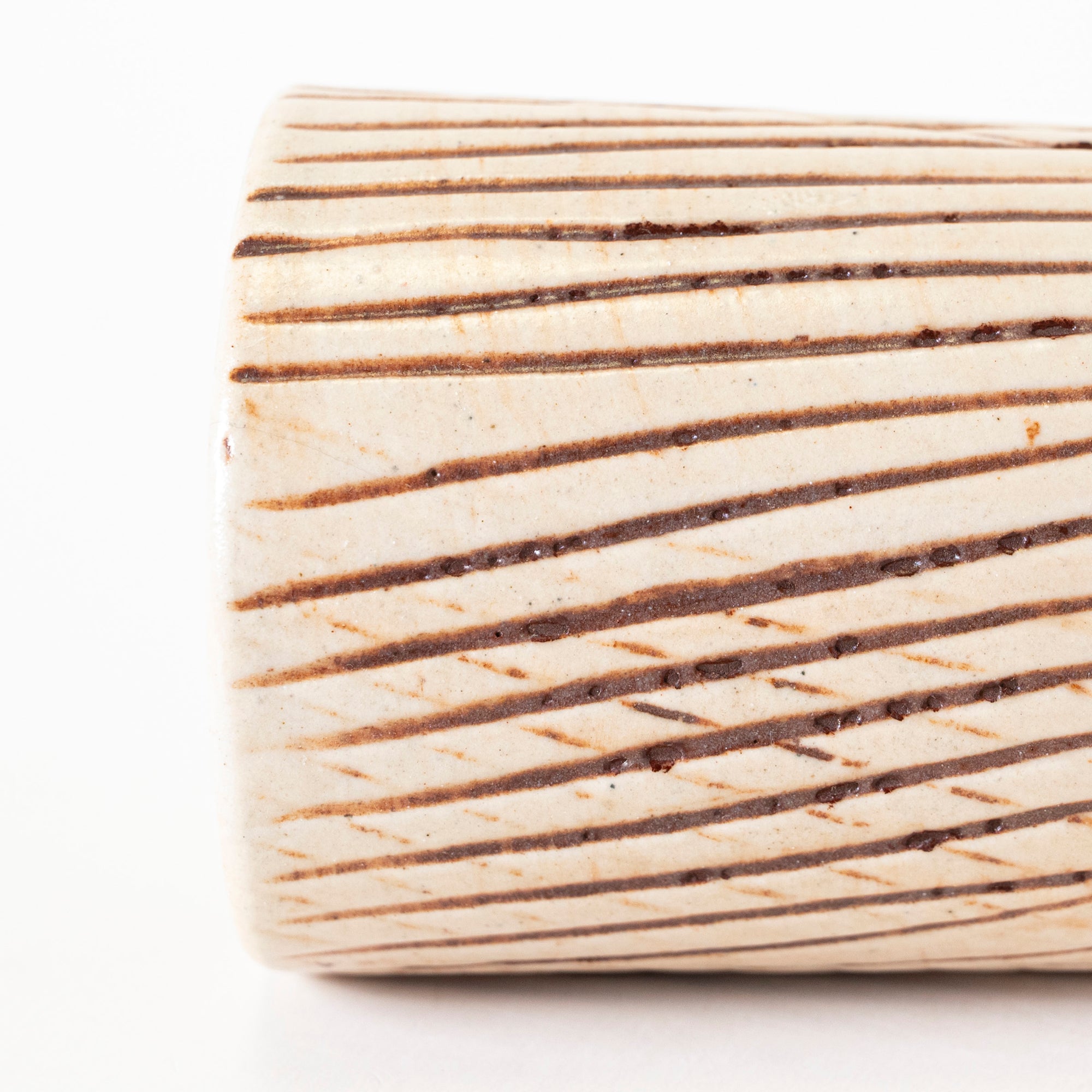 Beige Groove Tumbler