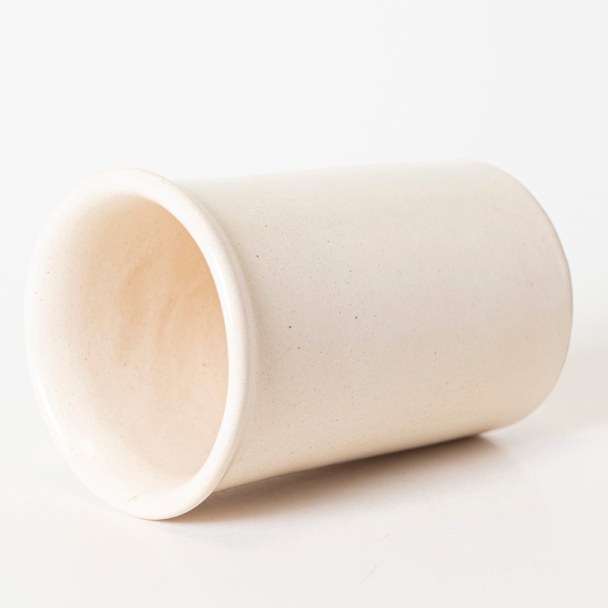 Ivory Stoneware Tumbler
