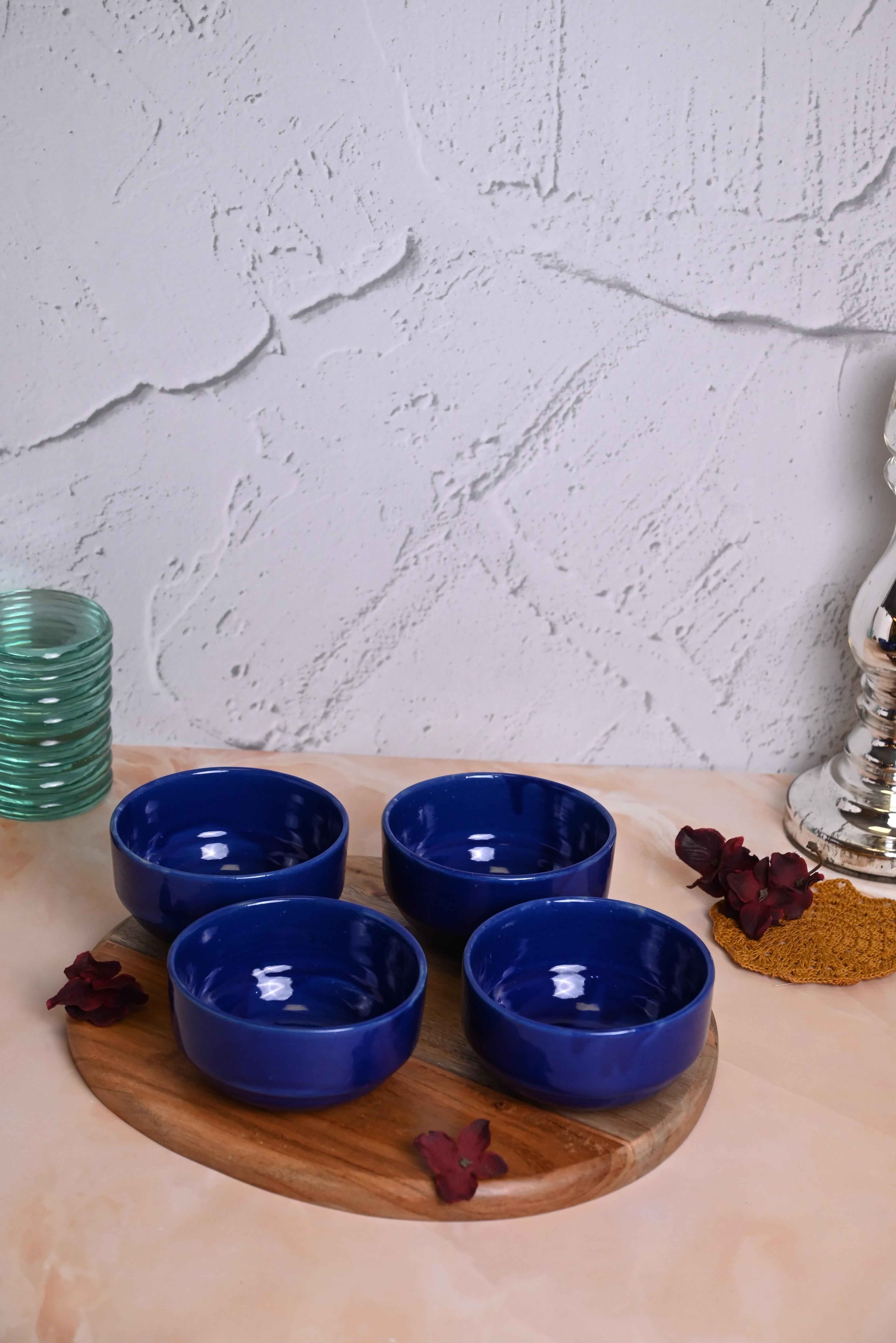 Indigo Shine Bowl (Set of 4)
