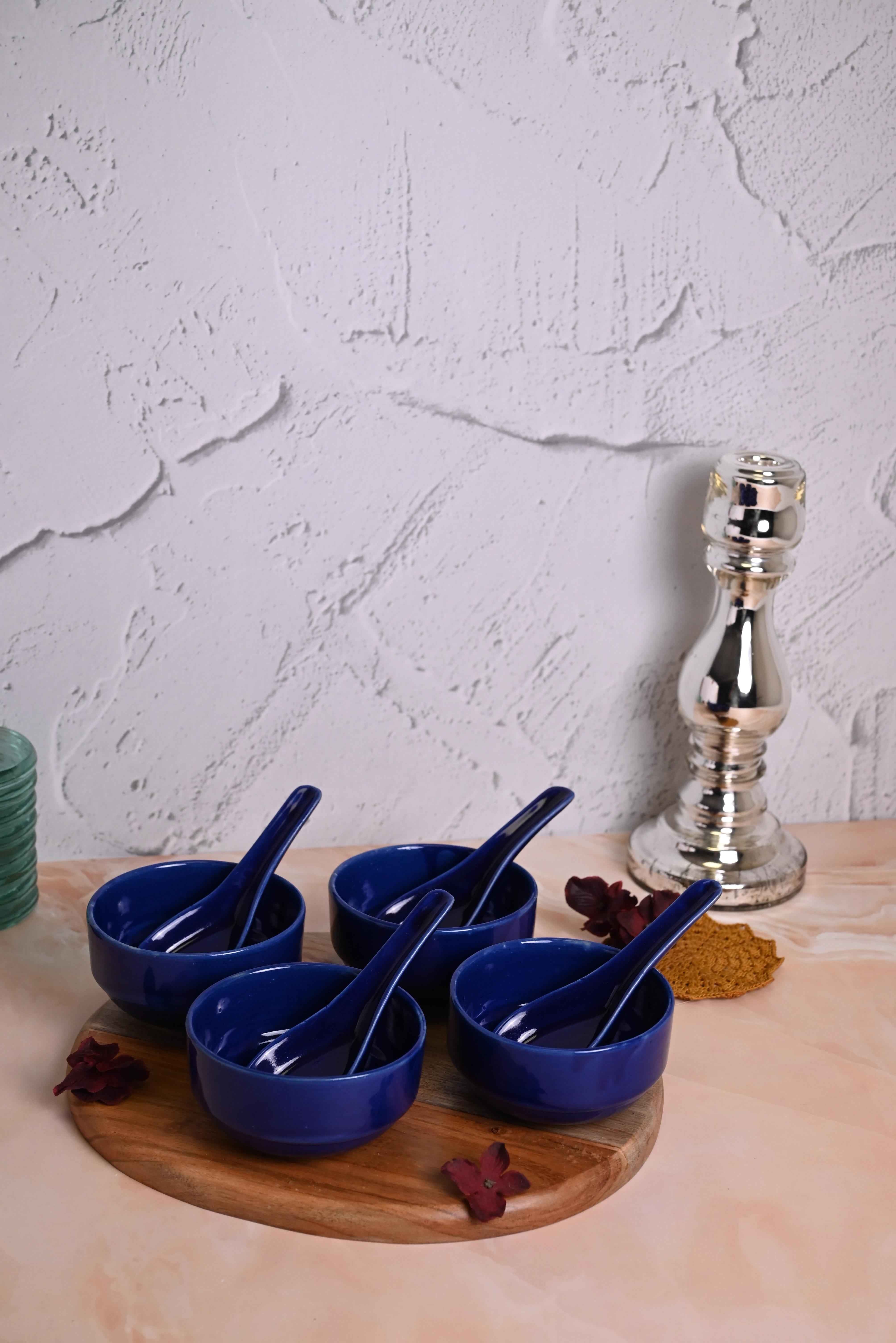 Indigo Shine Bowl (Set of 4)