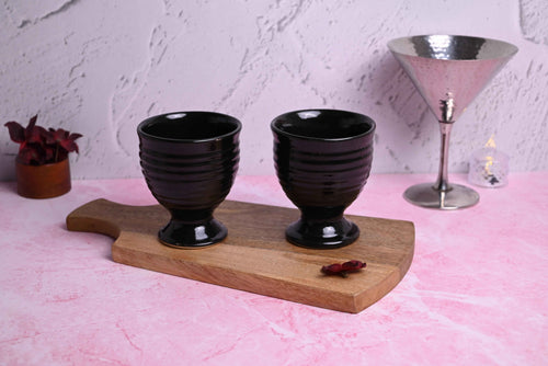 Black Goblet Set