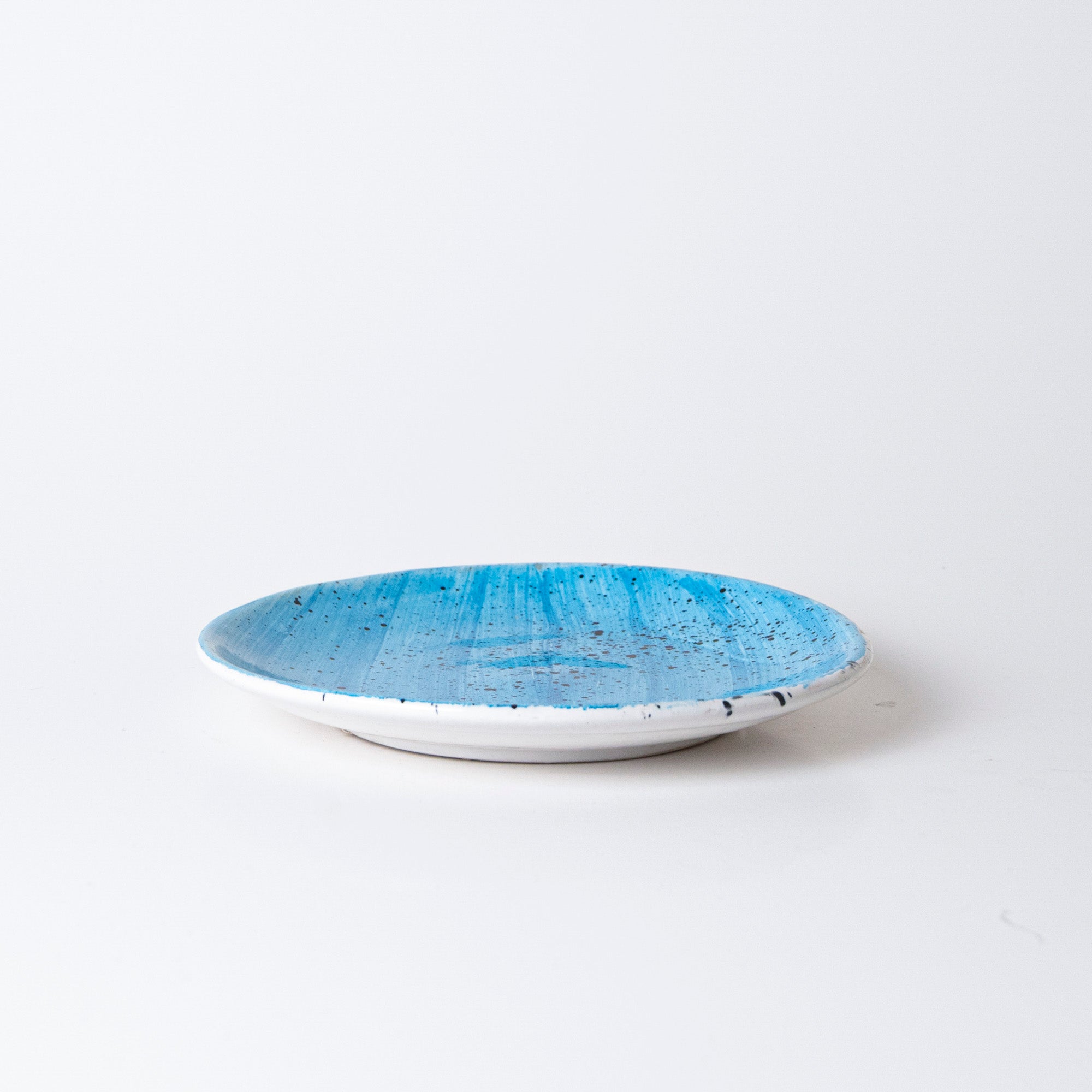 SPECKLED SKY BLUE PLATE