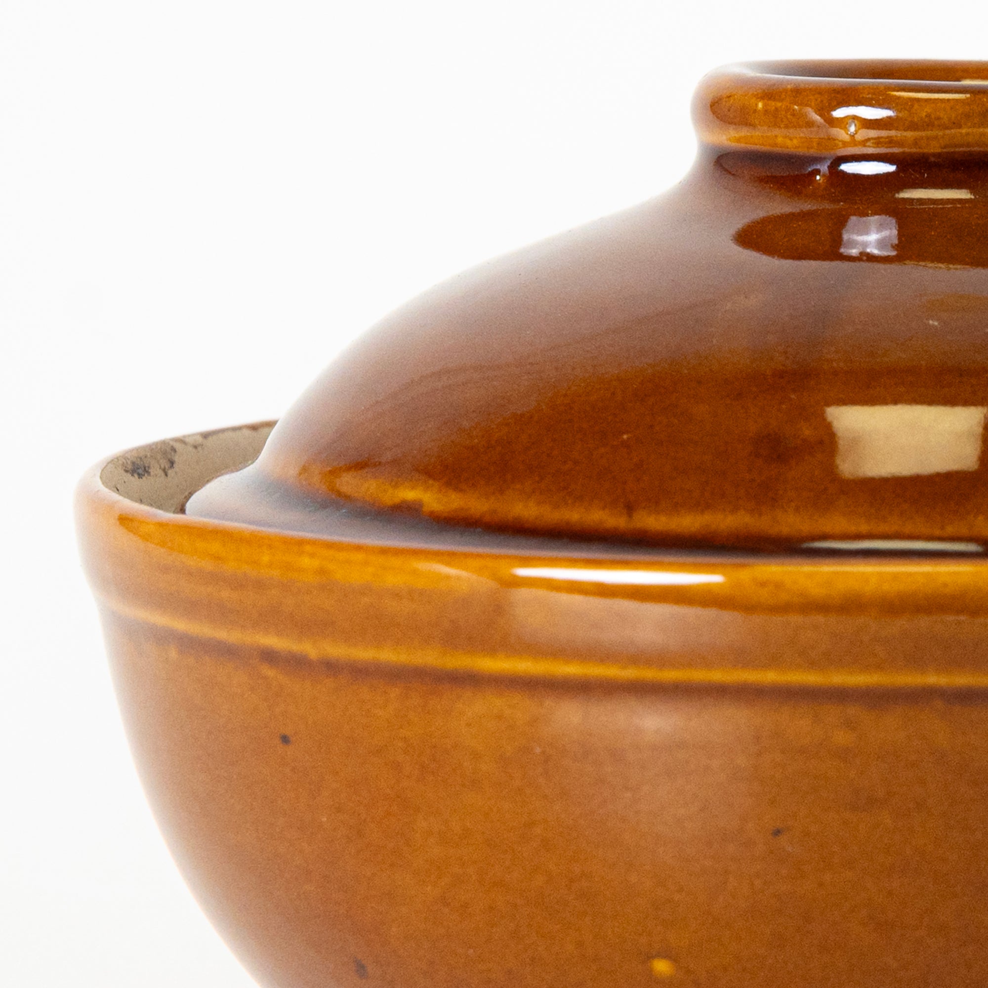 Browne Glaze Fondue Pot