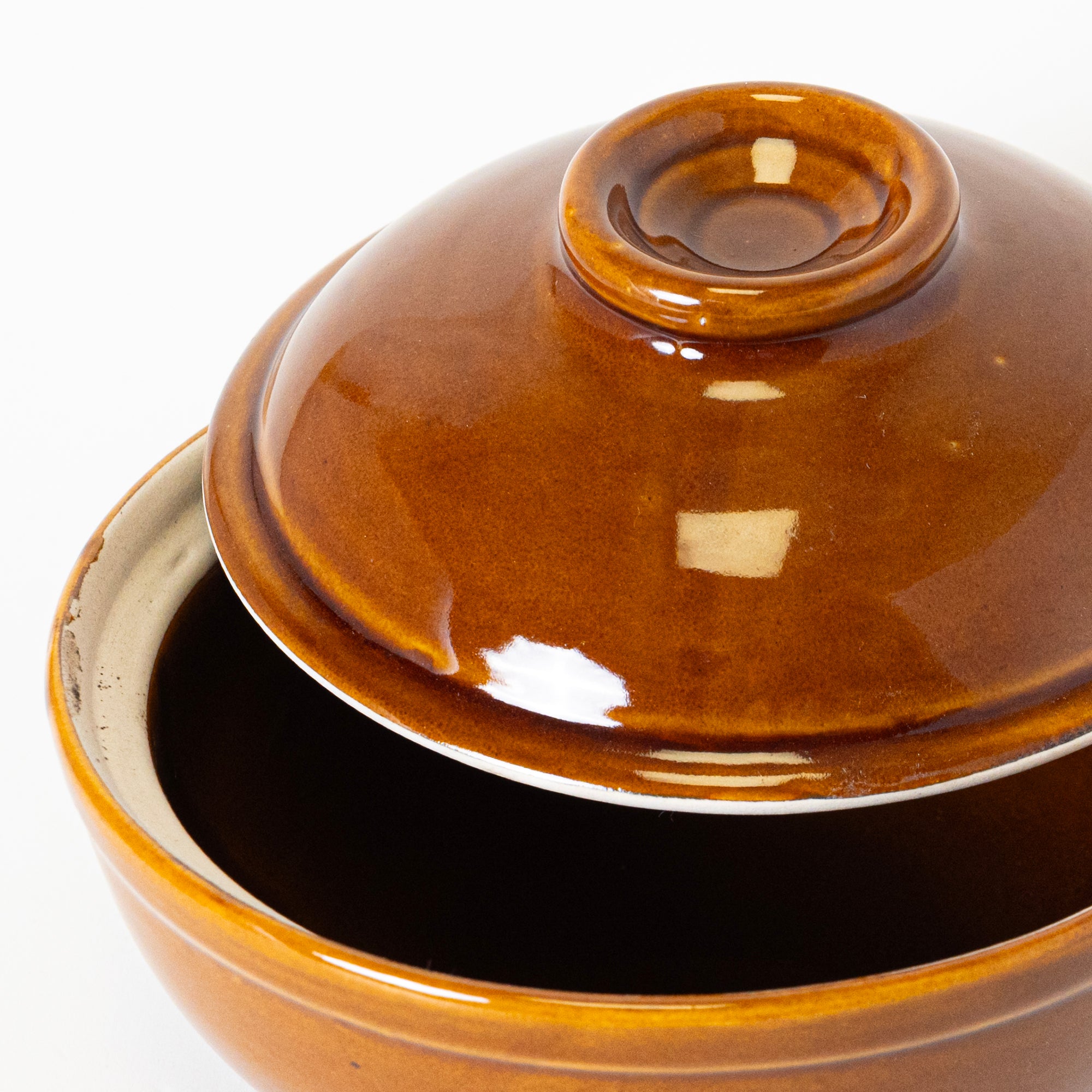 Browne Glaze Fondue Pot