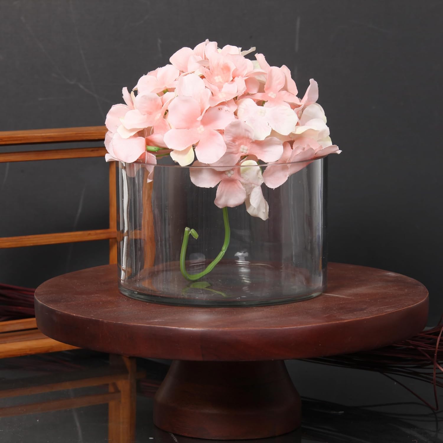 Petal Glow Cylinder Vase