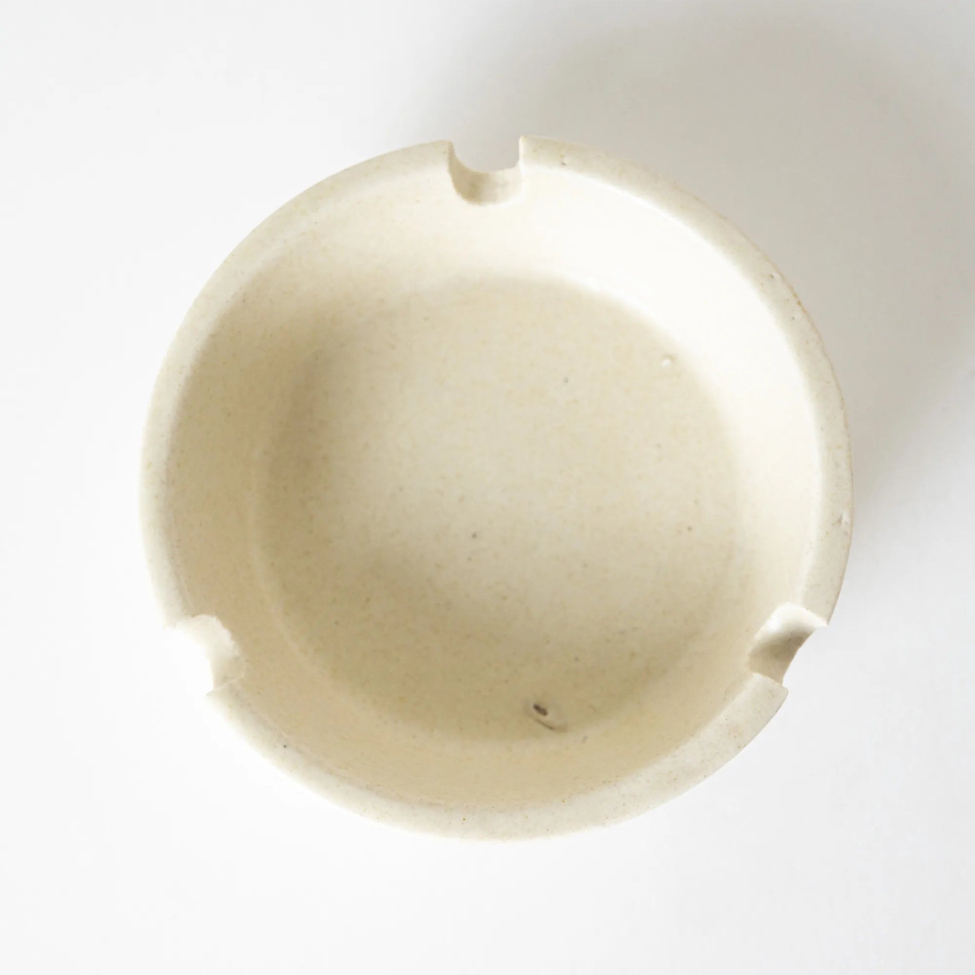 Amber Silhouette Ashtray