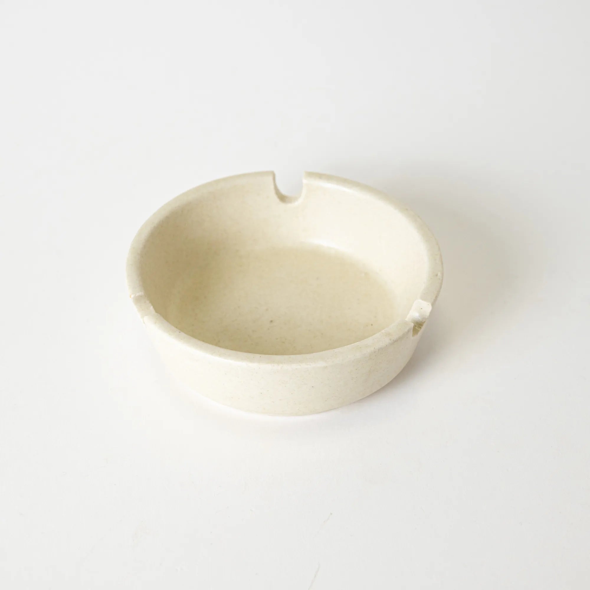 Amber Silhouette Ashtray