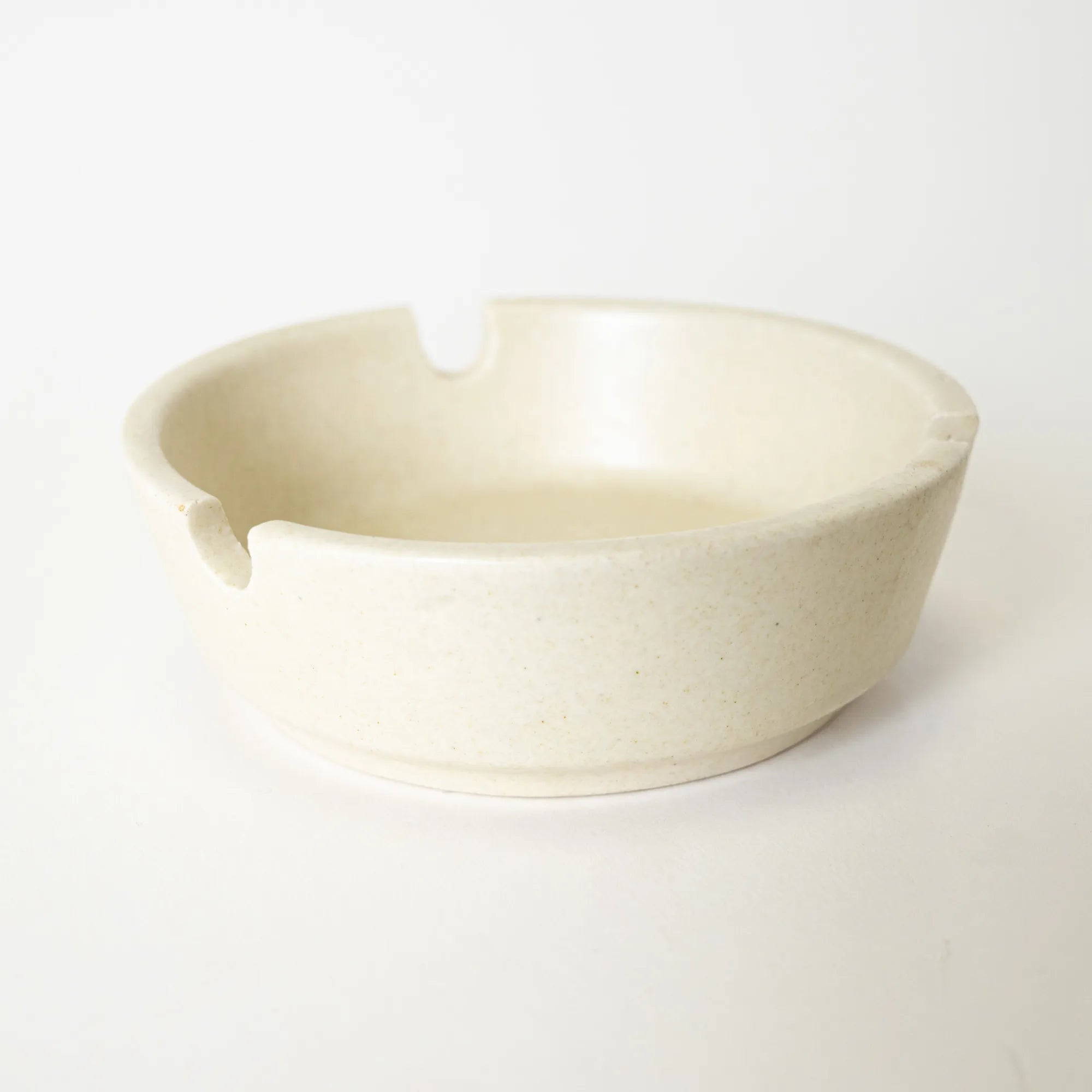 Amber Silhouette Ashtray