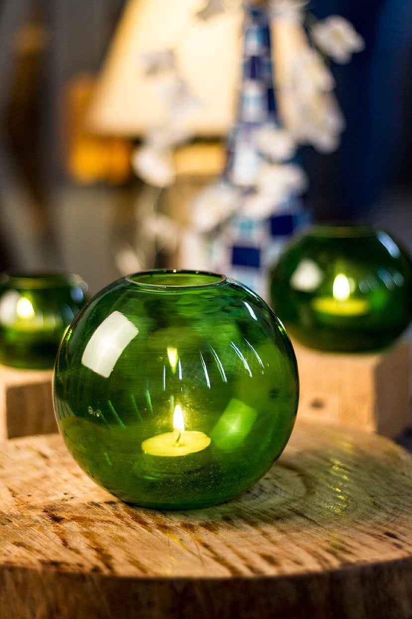 Forest Green Tea Light