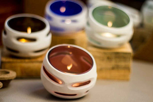 Plum Shine Tea Light