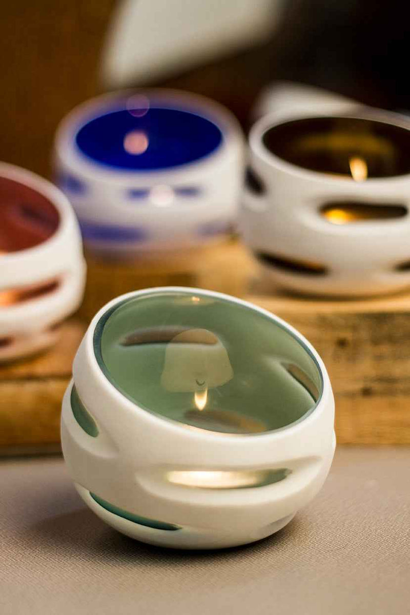 Plum Shine Tea Light