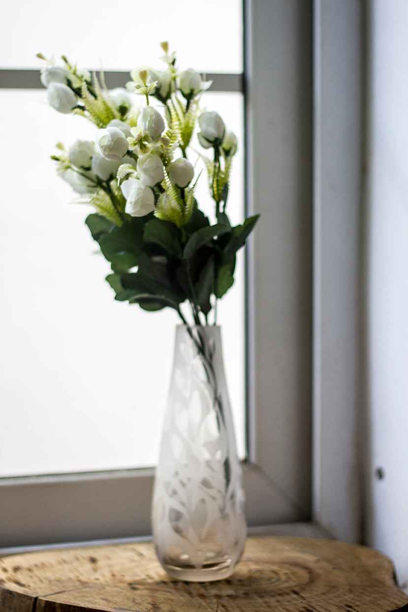 Frosted Glass Vase