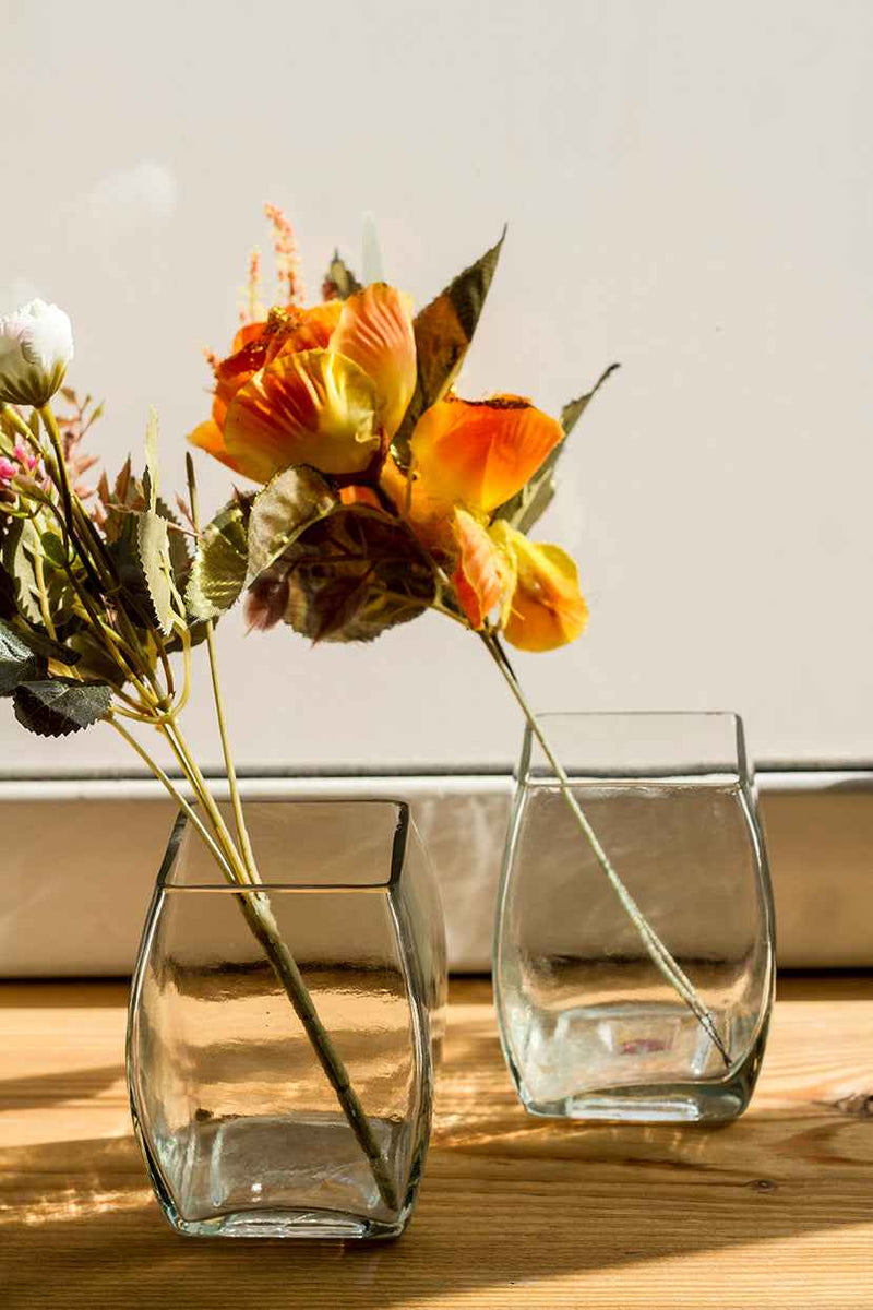 Amber Glow Vase