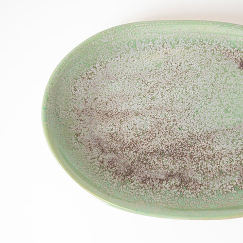 GOLDEN GREEN PLATTER - Kalakriti