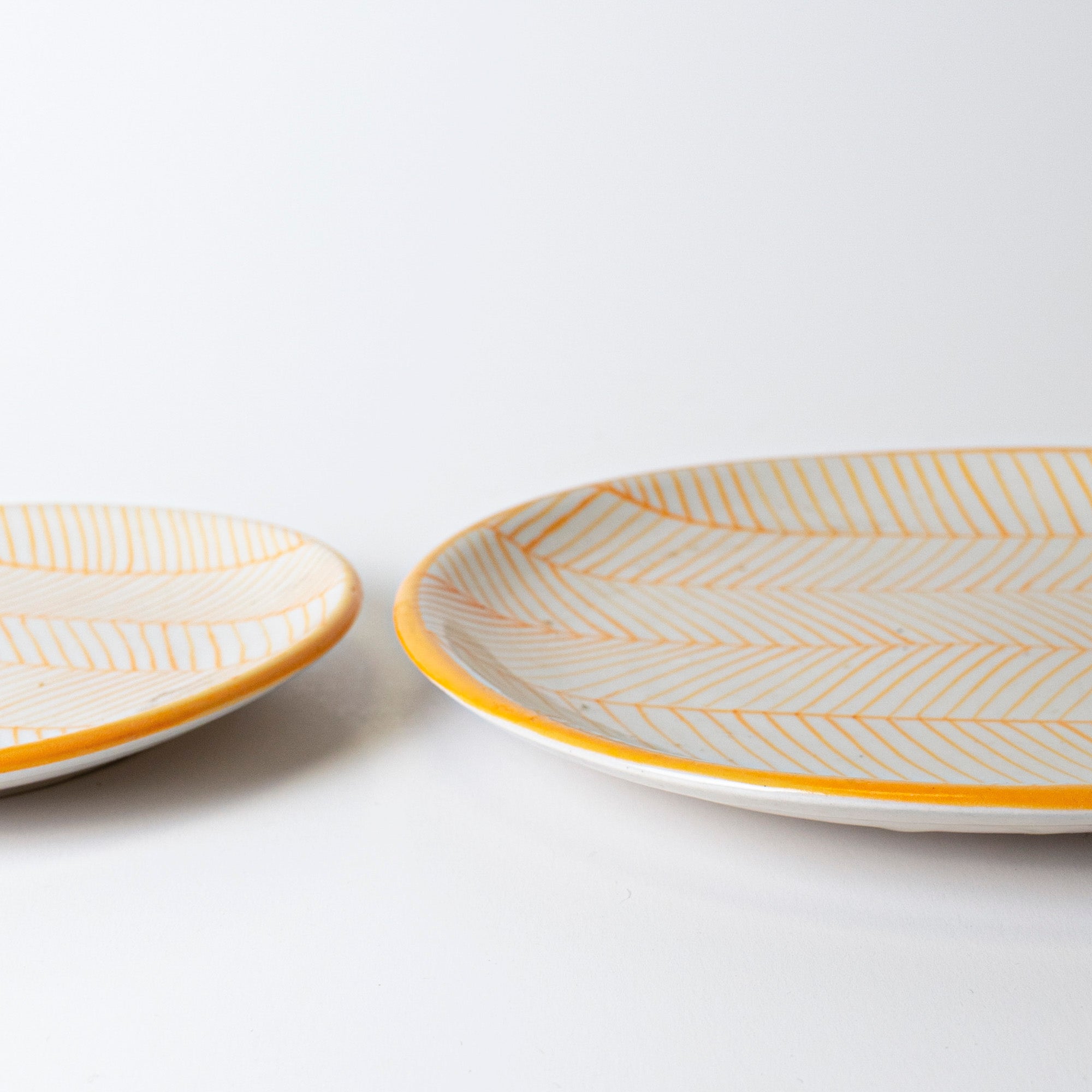 YELLOW SWIRL PLATE