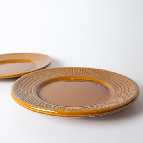 BROWN HARMONY PLATE - Kalakriti