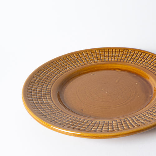 BROWN HARMONY PLATE - Kalakriti