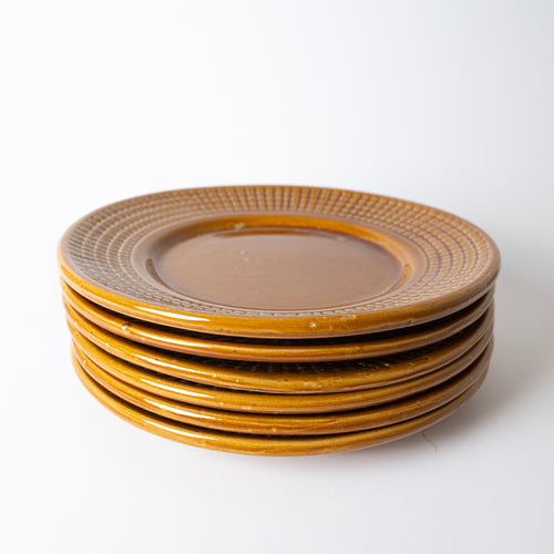 BROWN HARMONY PLATE - Kalakriti