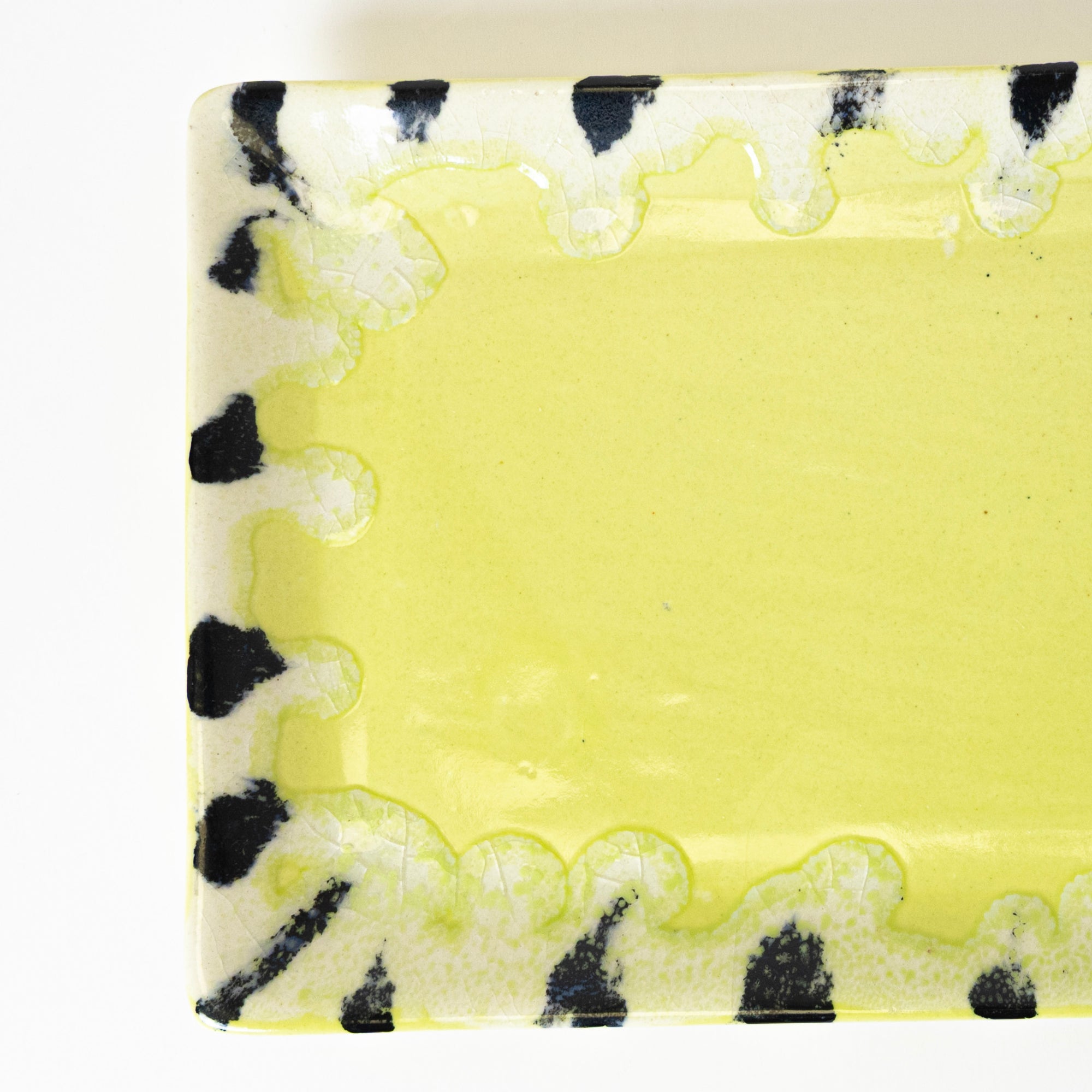 MOSS Striped platter