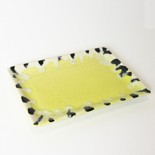 MOSS STRIPED PLATTER - Kalakriti