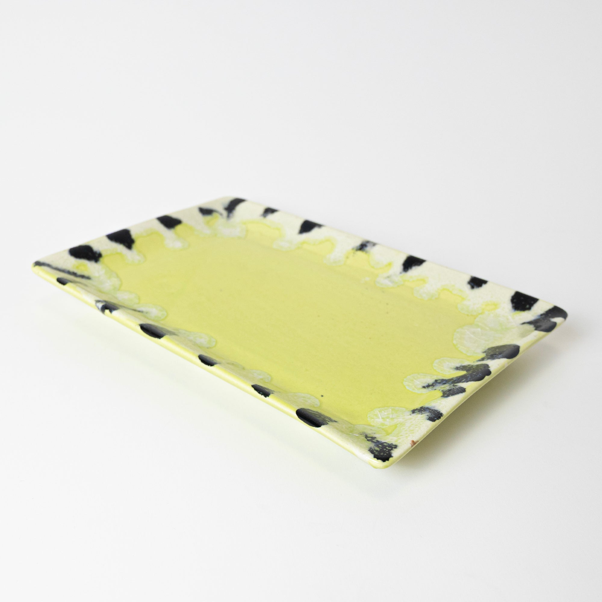 MOSS Striped platter