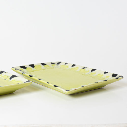 MOSS STRIPED PLATTER - Kalakriti