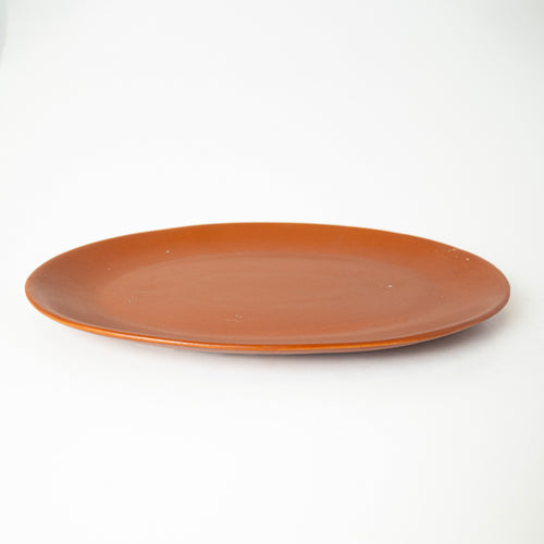 ORANGE OVAL PLATTER - Kalakriti