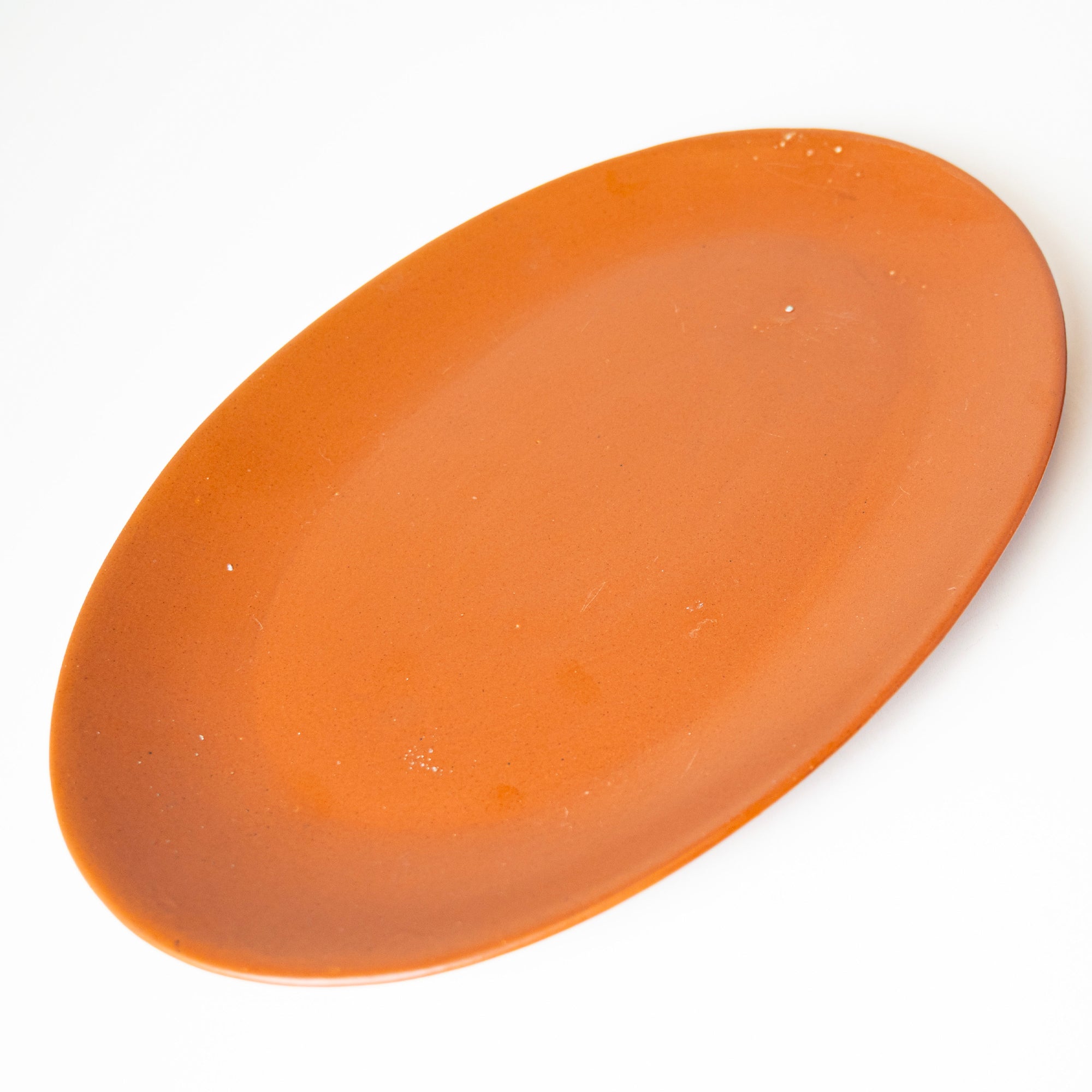 ORANGE OVAL PLATTER
