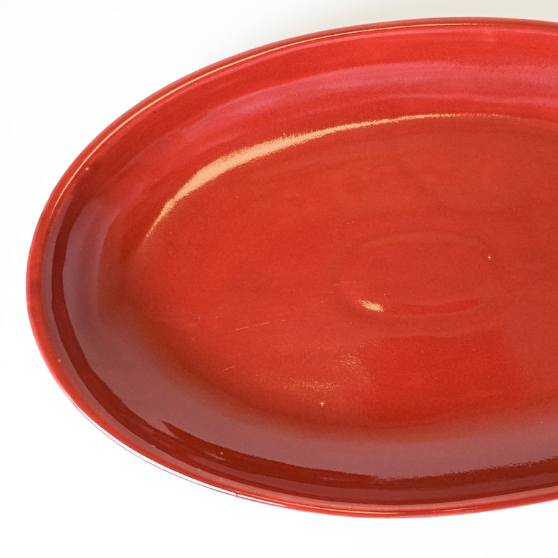 SCARLET SERVING PLATTER - Kalakriti