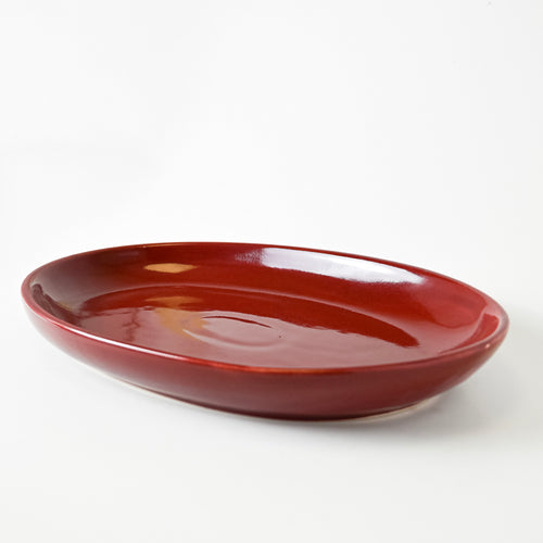 SCARLET SERVING PLATTER - Kalakriti