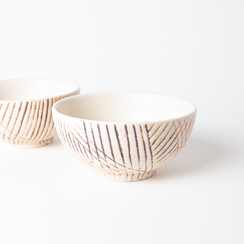 STRIPED SERVE BOWL - Kalakriti
