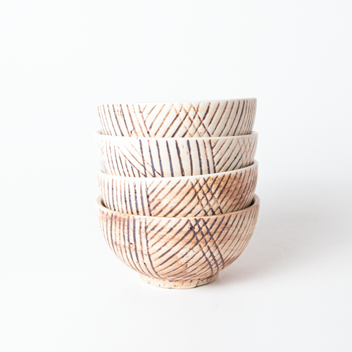 STRIPED SERVE BOWL - Kalakriti