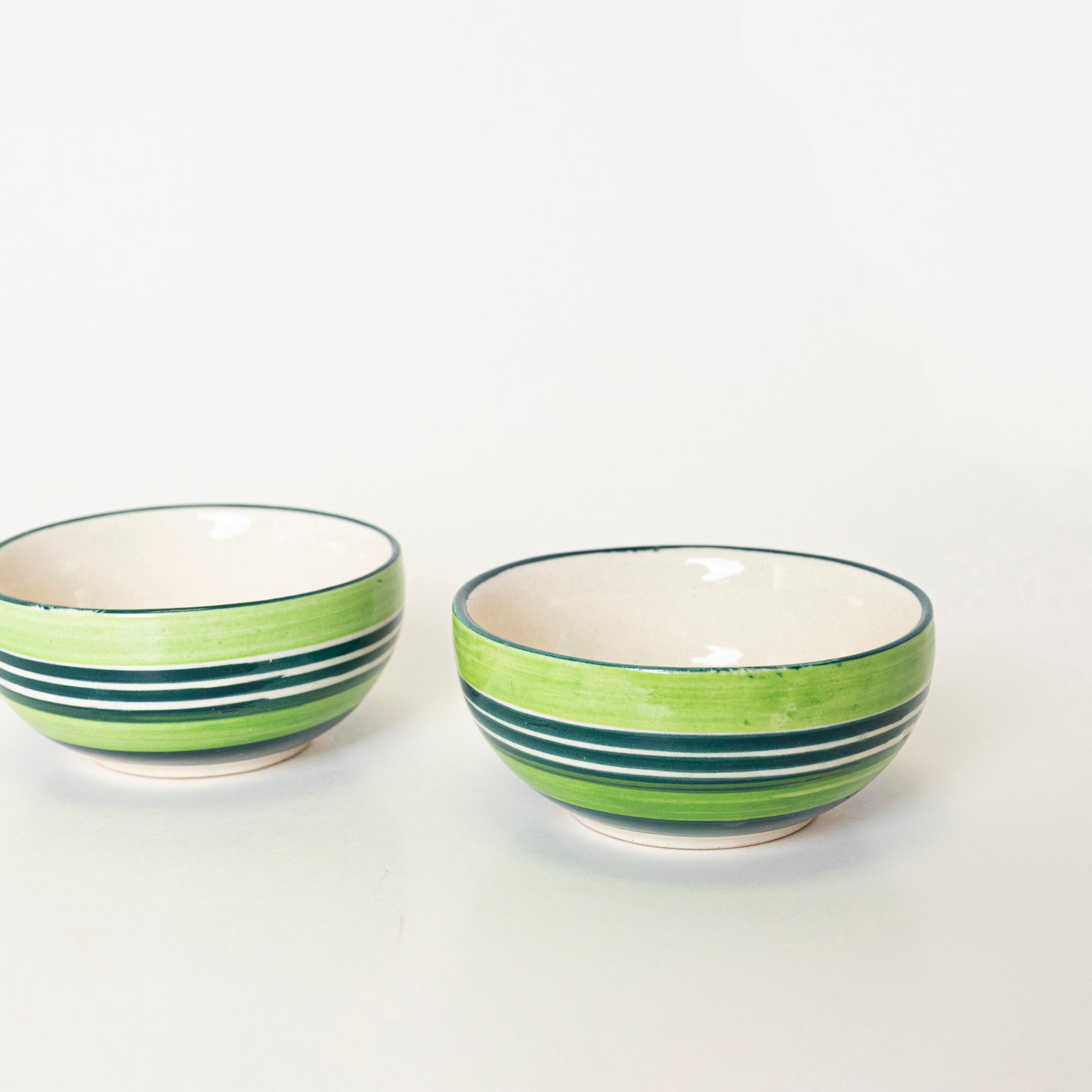 Green Stripe Bowl