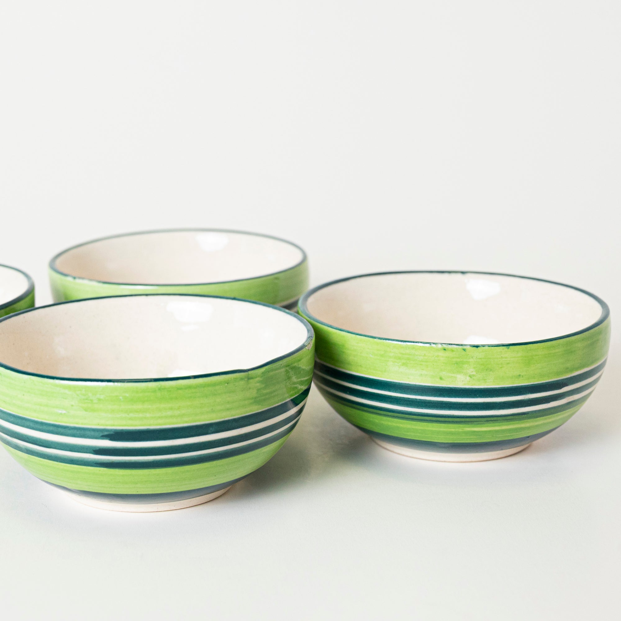 Green Stripe Bowl