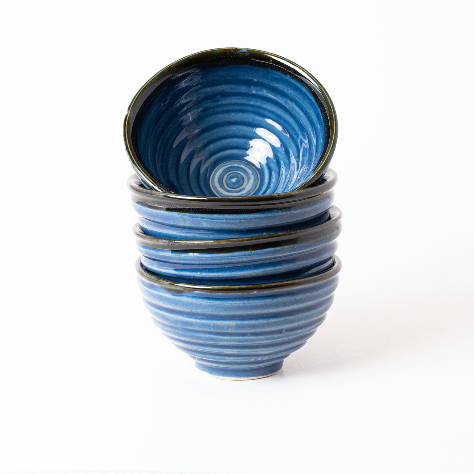 Cobalt Linear Bowl
