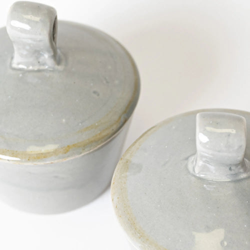 GREY AMBER DROP BOWL - Kalakriti