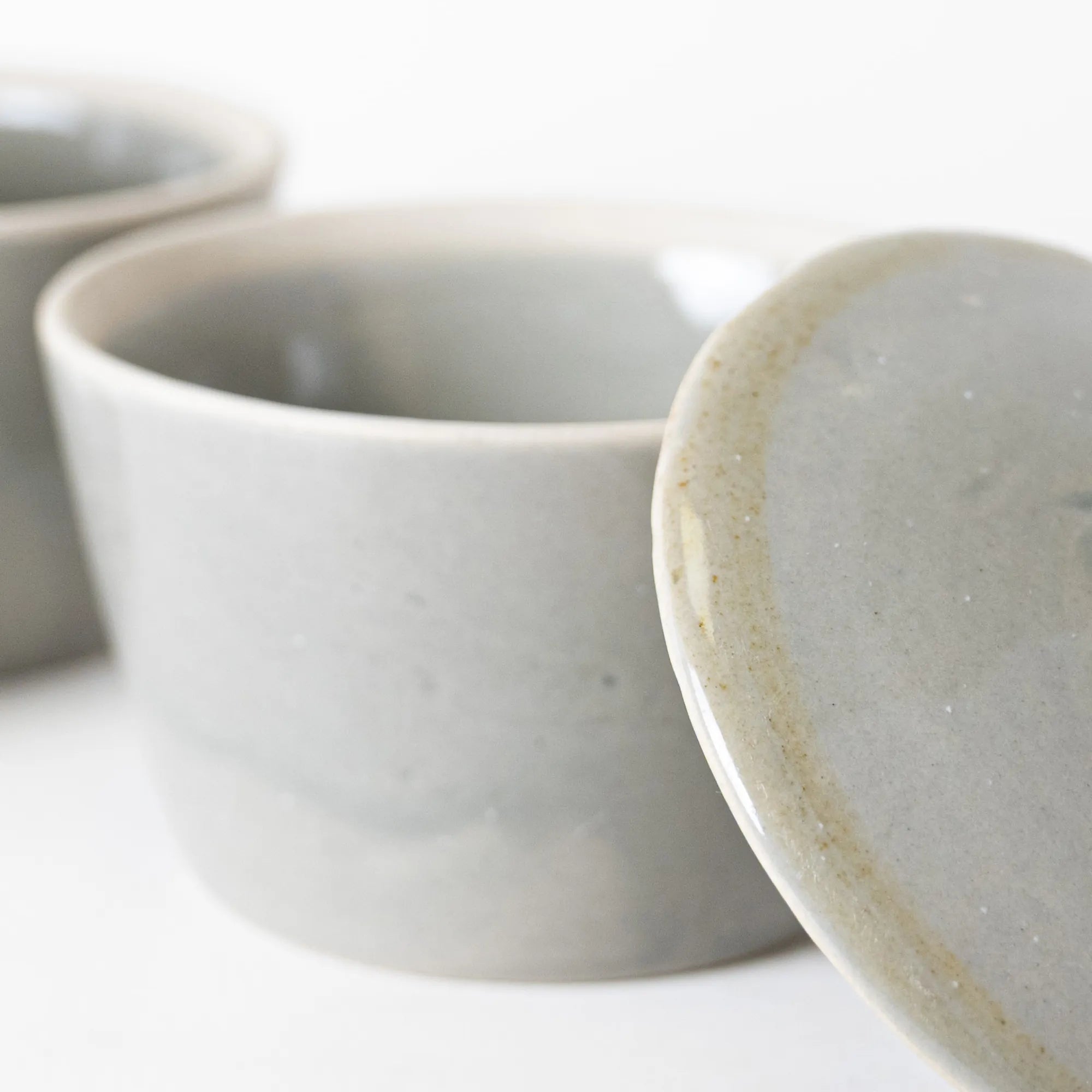 Grey Amber Drop Bowl