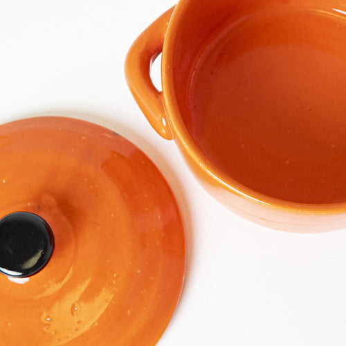 ORANGE LID BOWL - Kalakriti