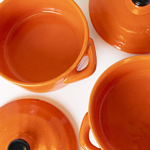 ORANGE LID BOWL - Kalakriti