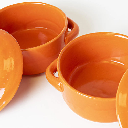 ORANGE LID BOWL - Kalakriti