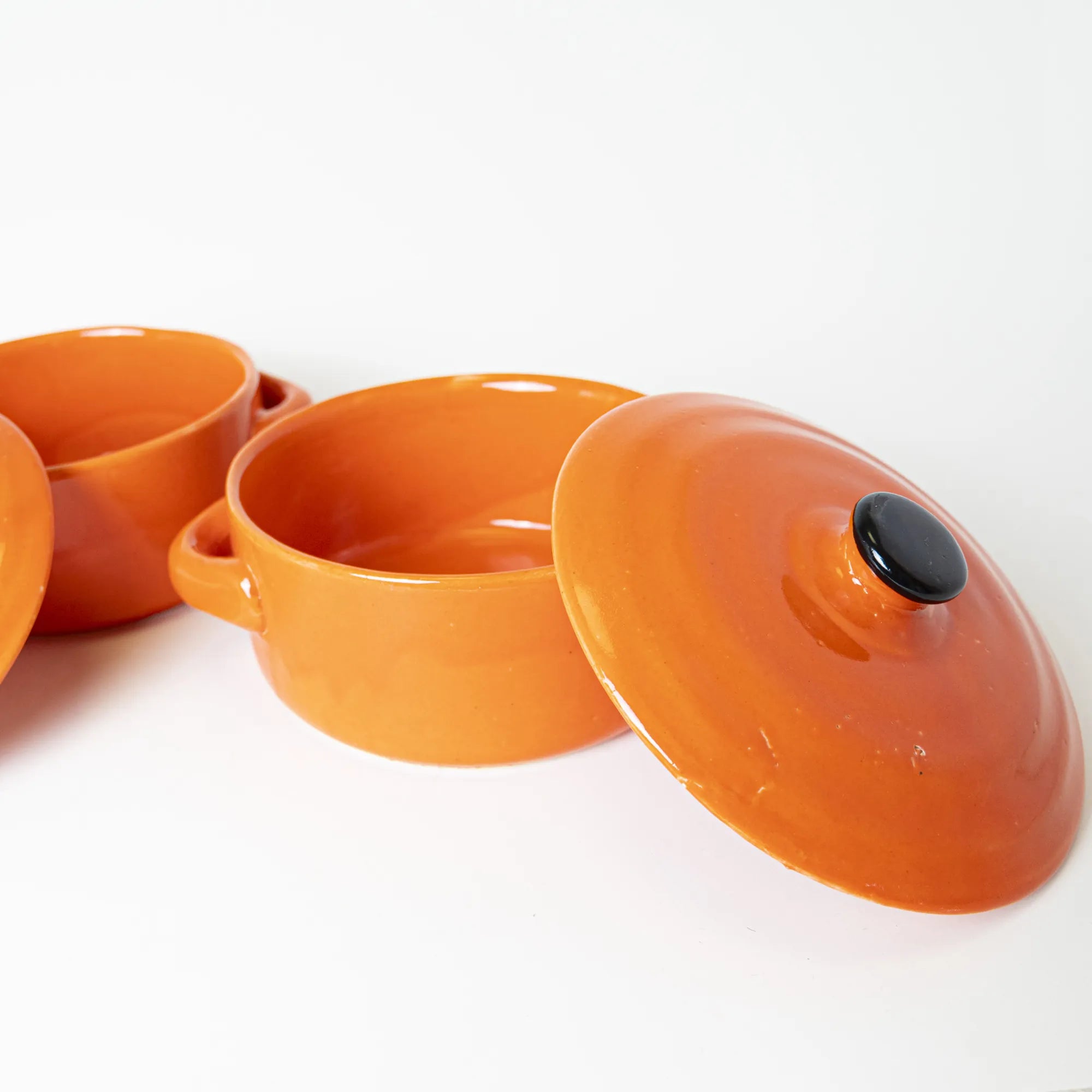 Orange Lid Bowl