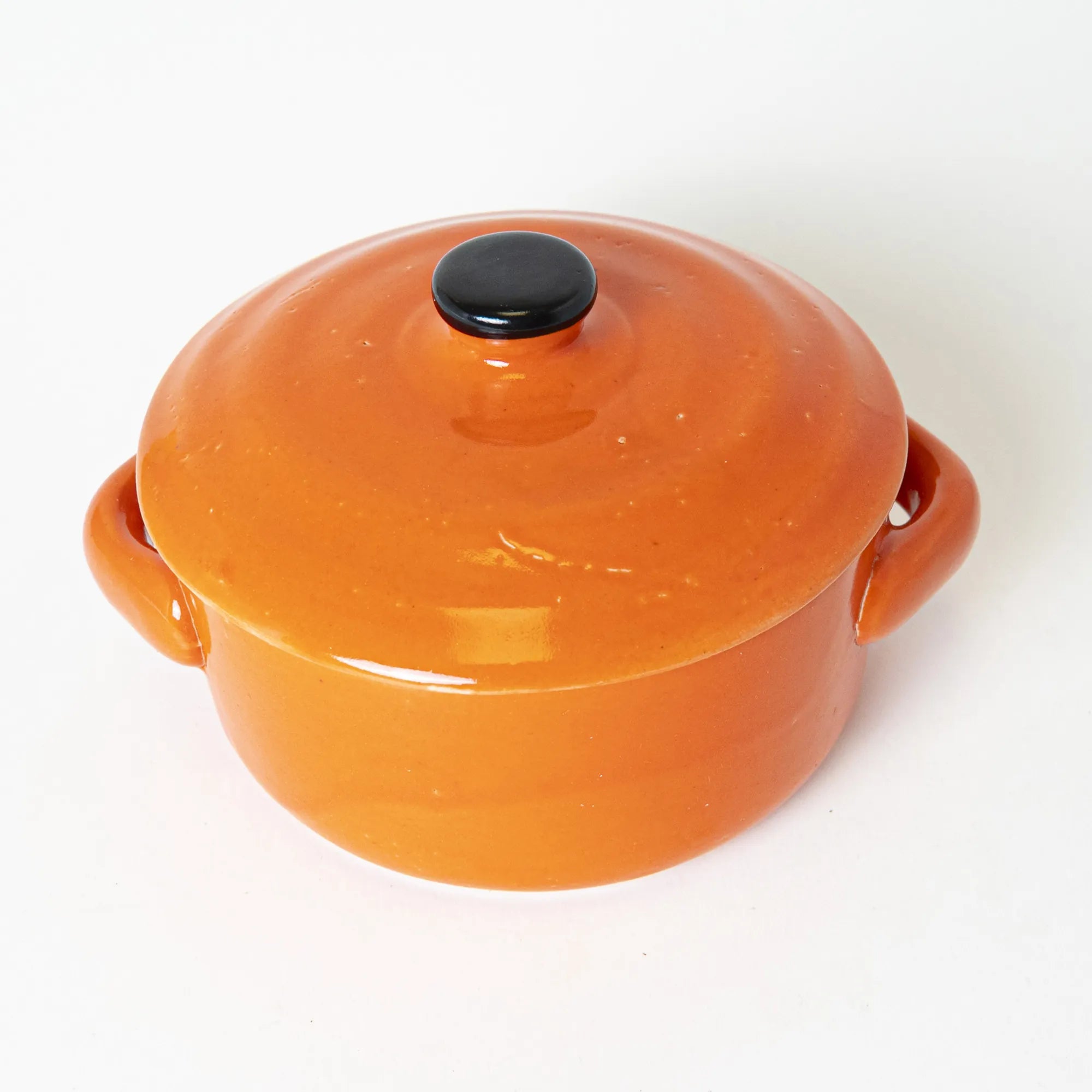 Orange Lid Bowl