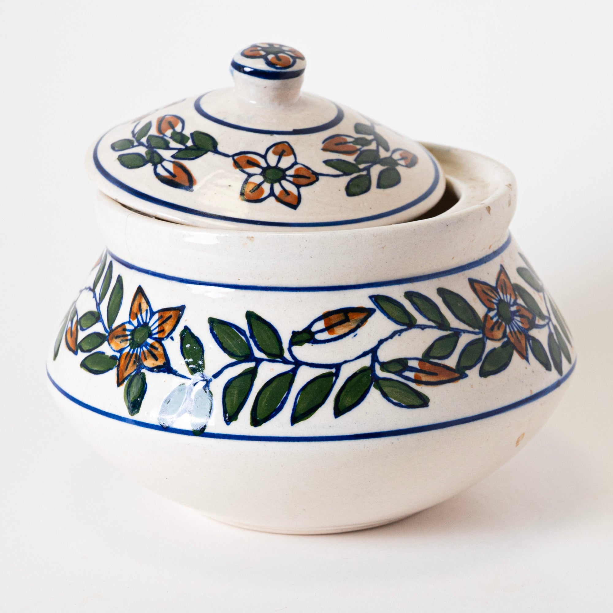 2 Portion Floral Handi