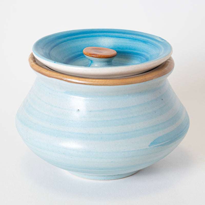 TURQUOISE WAVE HANDI - Kalakriti