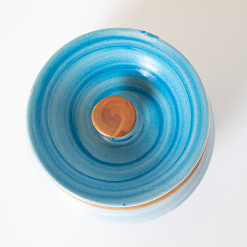 TURQUOISE WAVE HANDI - Kalakriti