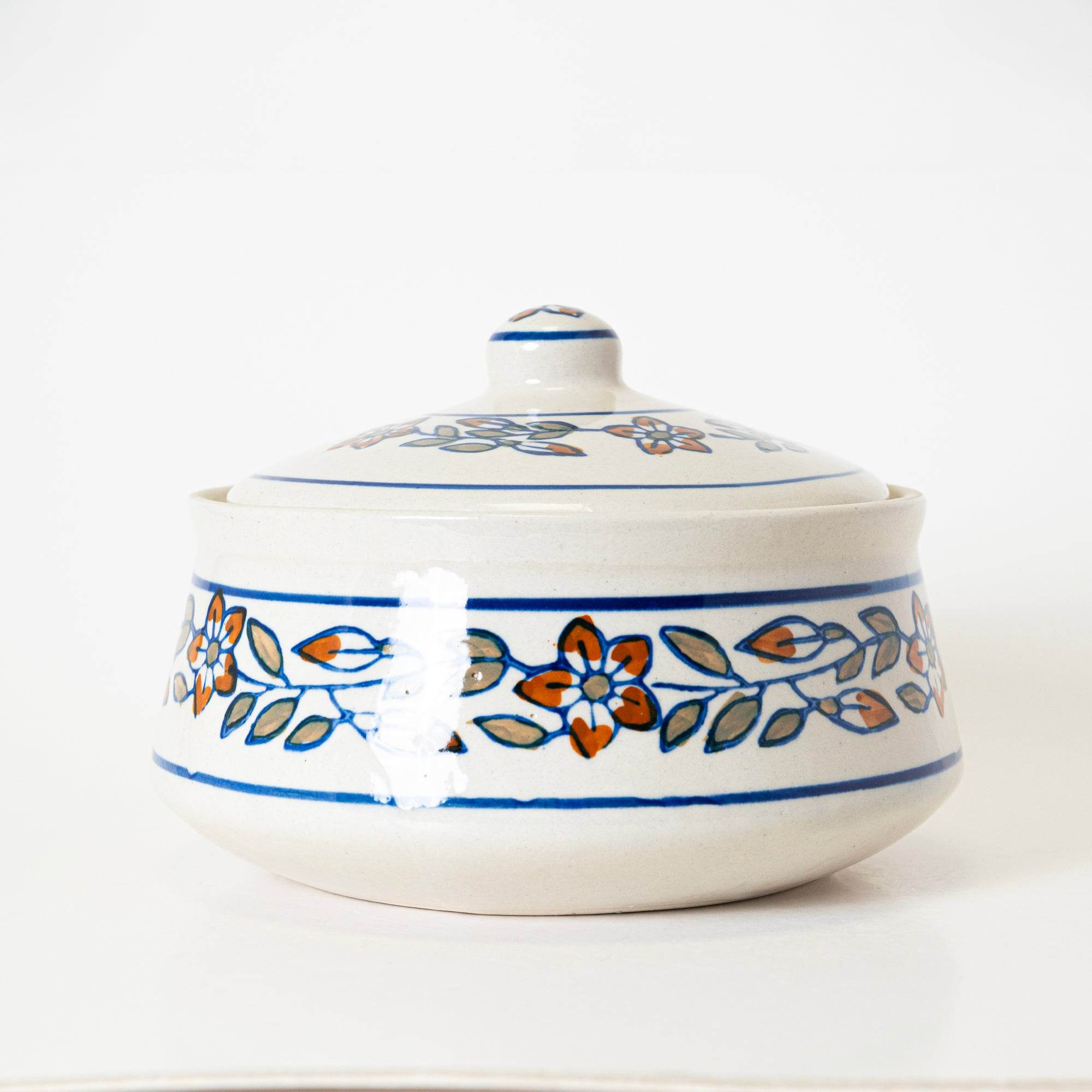 Royal Bloom Ceramic Donga