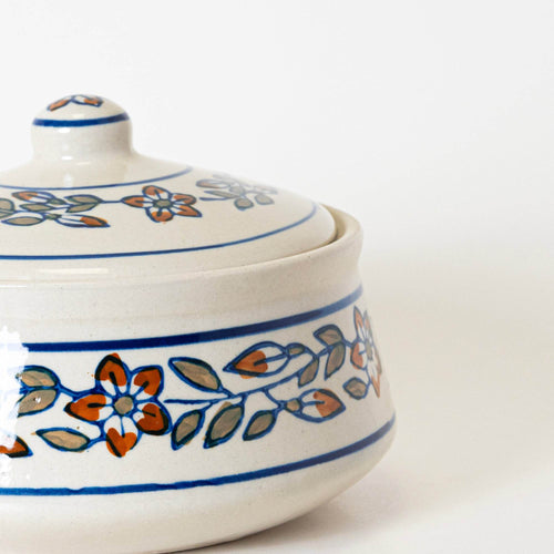 Royal Bloom Ceramic Donga